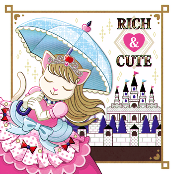 「RICH & CUTE」※オリジナル/Affinity Designer for PC 2 使用