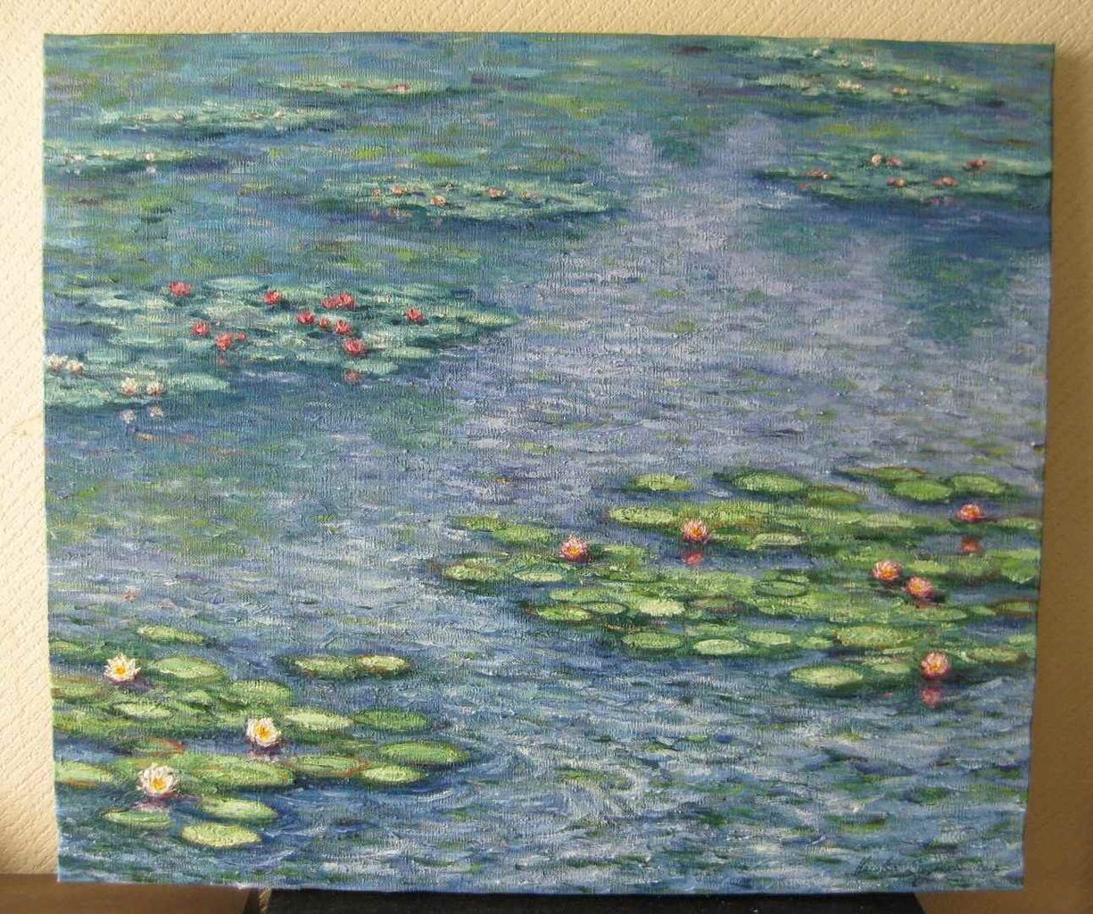作品 No.112 印象派 モネの睡蓮を模写する （箱根ポーラ美術館