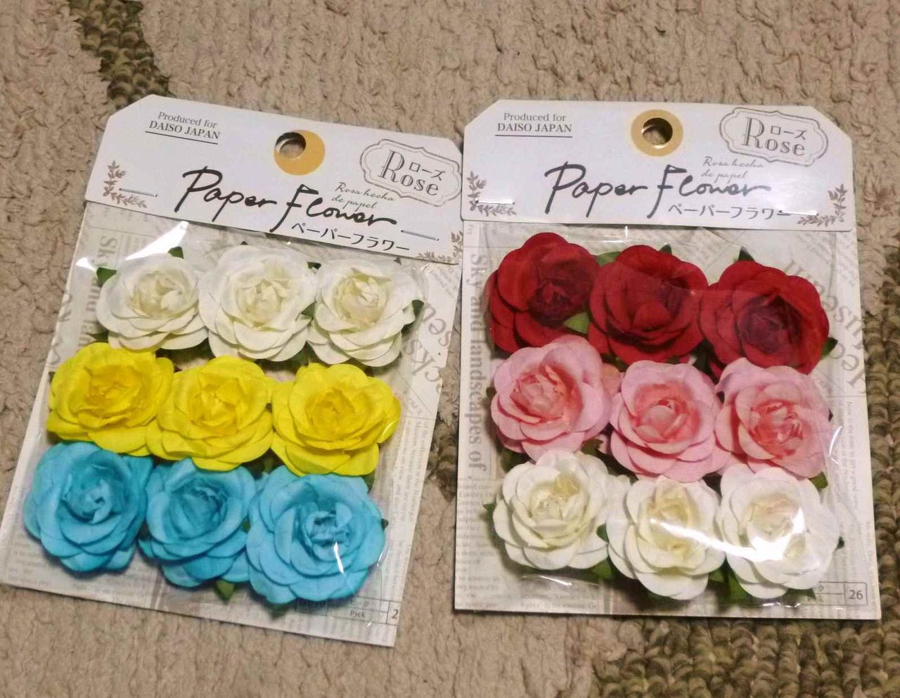 １００円リメイク ダイソーの紙製造花と 額縁でインテリアの飾りを作る 印象派画家の勘違い New