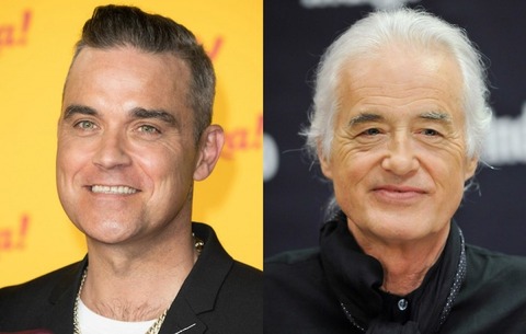 ロビー・ウィリアムス、隣人のジミー・ペイジをイラつかせる為、ロバート・プラントの格好をしていた	