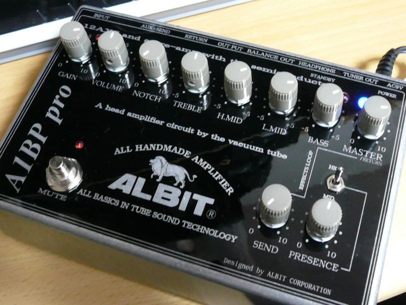 ALBIT A2BP pro MARK Ⅱ ベースプリアンプ 2ch. 真空管 ALBIT