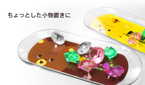 プリントオンのクリアコイントレイ(白版あり)のデザイン例