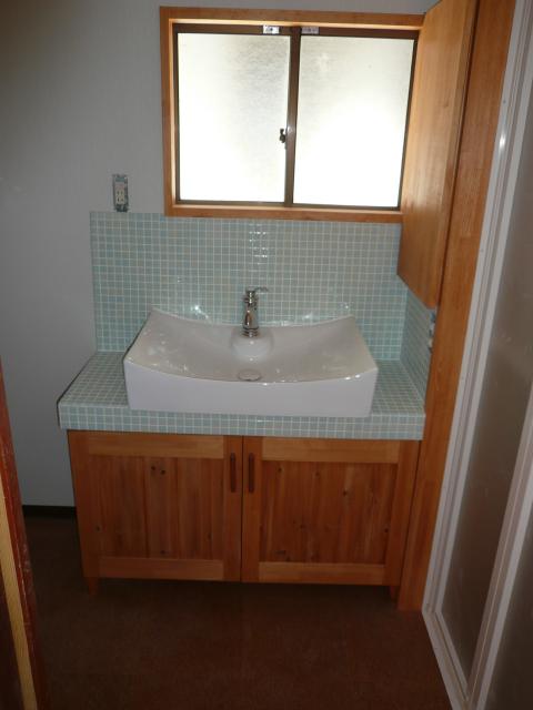 みうじぃのけんちくブログ 手作り洗面台