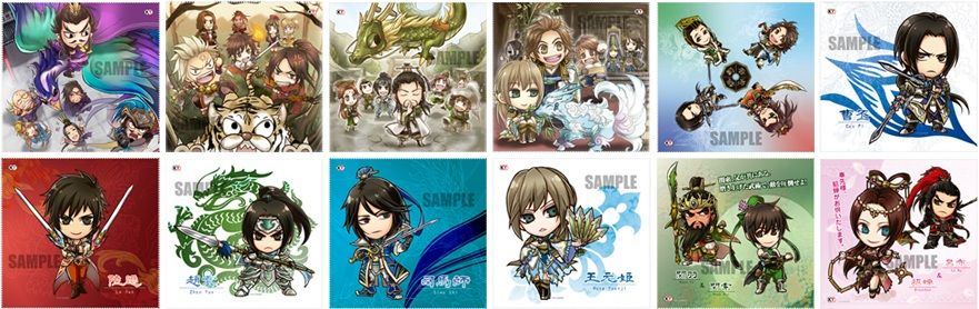 戦国無双3と真・三國無双6のトレーディングマイクロファイバー 戦国無双3と真・三國無双6のトレーディングマイクロファイバー