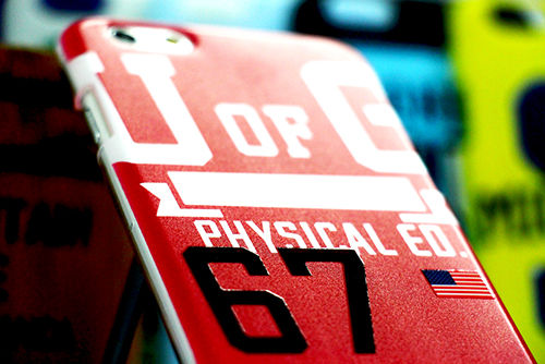 クールでかっこいいアメリカンカレッジスタイル Iphone5sケース Iphone5sカバー アメカジ カレッジスタイル U Of G Physical Ed クリアハードケース ポリカーボネート製 Mrlabオリジナルデザインiphoneケース製作記