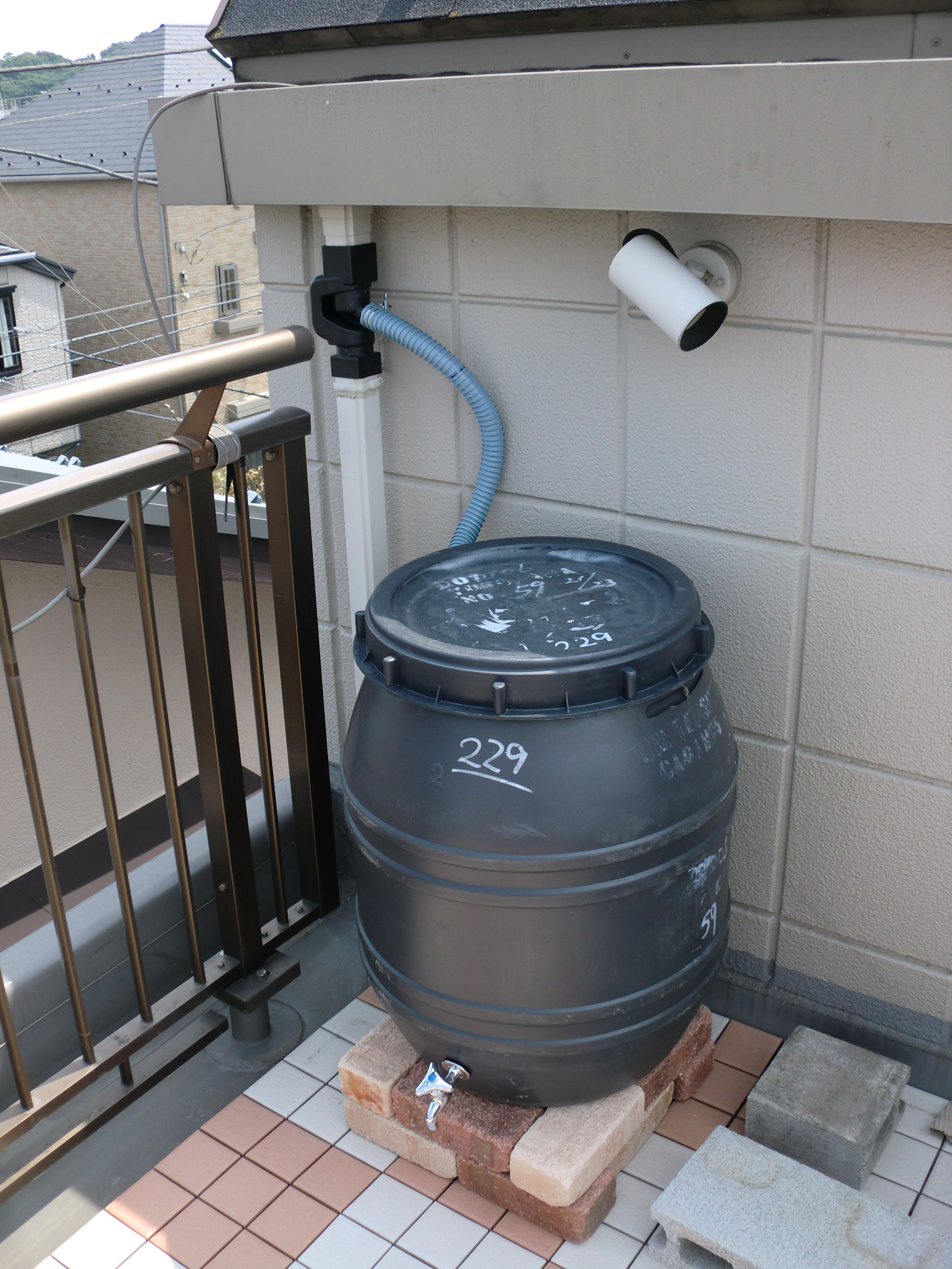 雨水タンク設置 はじめてのプランター菜園 雨水タンク設置 はじめてのプランター菜園