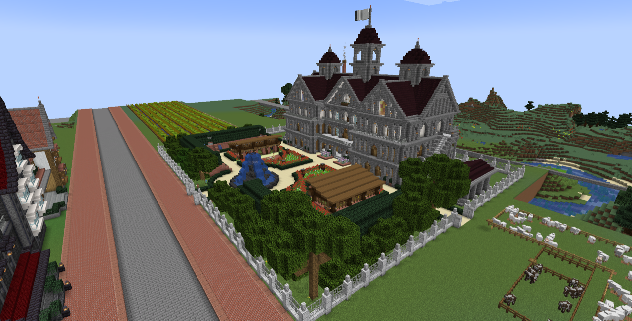 Minecraft プレイ日記 1 本拠点 庭 Motley Notes