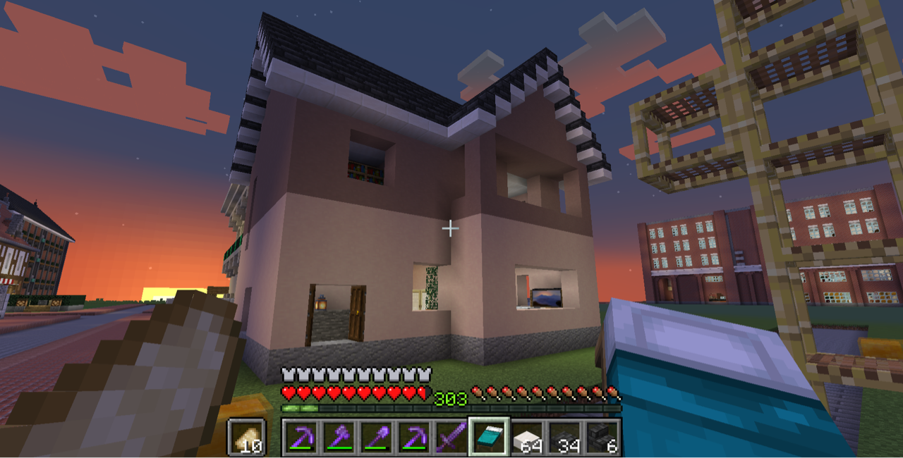 Minecraft プレイ日記 45 外装 Motley Notes