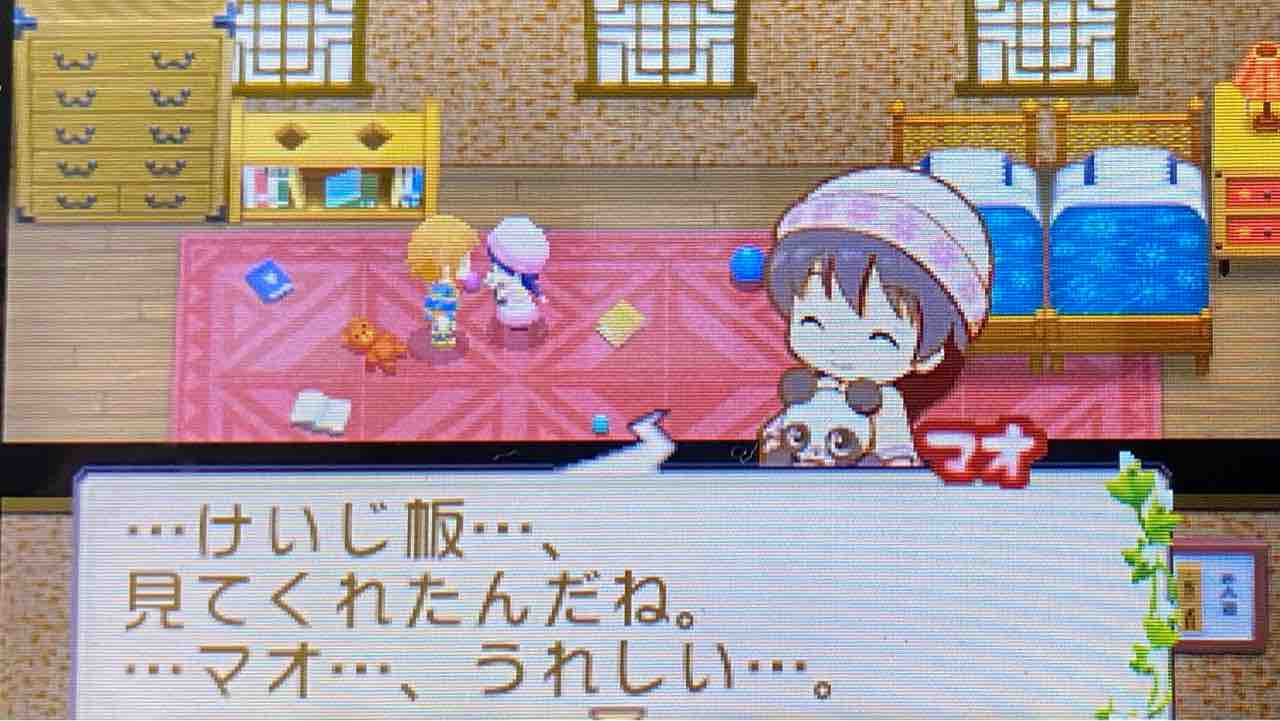 牧場物語 ふたごの村 プレイ日記 32 マオの両親 Motley Notes 牧場物語 ふたごの村 プレイ日記 32 マオの両親 Motley Notes