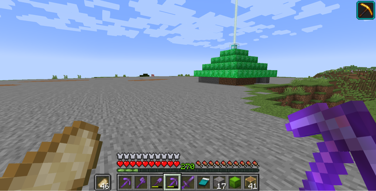 Minecraft プレイ日記 29 ついでに整地 Motley Notes