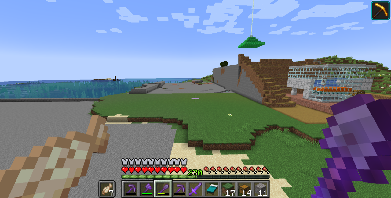 Minecraft プレイ日記 30 埋立地 Motley Notes