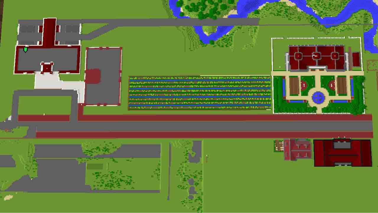 Minecraft プレイ日記 1 本拠点 庭 Motley Notes