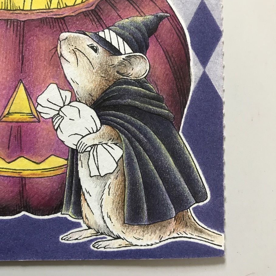 ハロウィンキャンディー②・完成（心ときめく四季のワルツ） | 塗り絵  