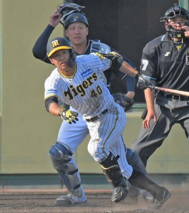 阪神２軍“スーパールーキー”ドラ３井坪がプロ初のサヨナラ打