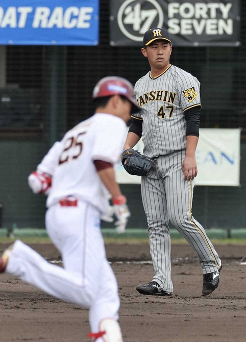 【阪神】桐敷　“開幕戦”で3回1失点も、また被弾