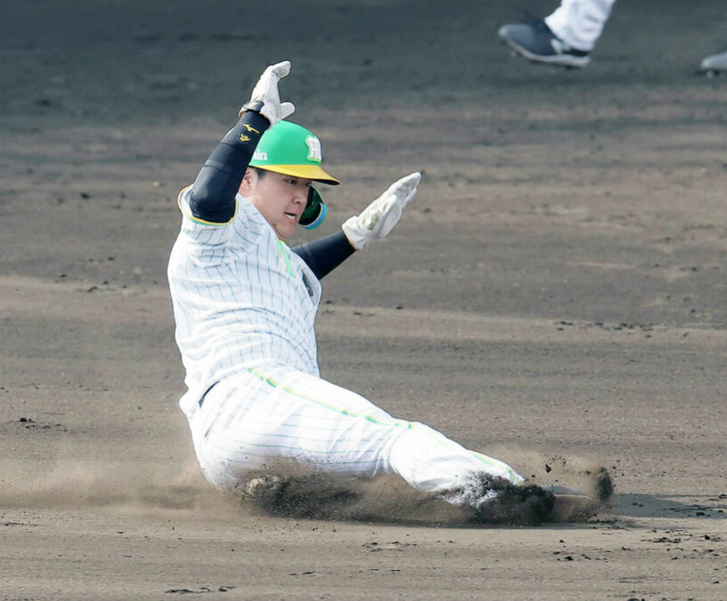 【阪神】大山が足で「魅せた」　主砲が今季初盗塁！