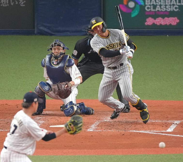 【阪神】原口、代打で二塁打「いい緊張感の中でできたのでよかった」