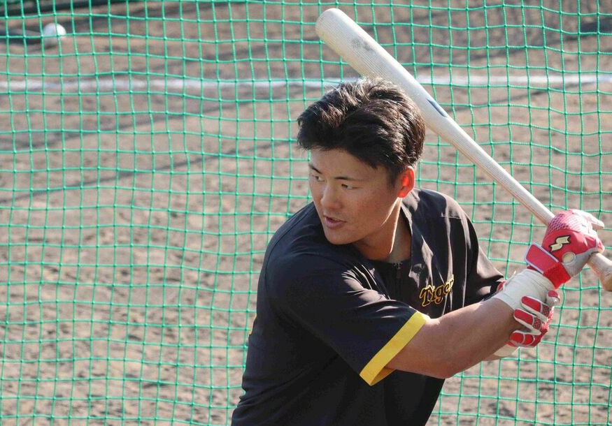 【阪神】岡田監督「バット振れる」努力家・前川「挑戦」来季こそブレイクだ…