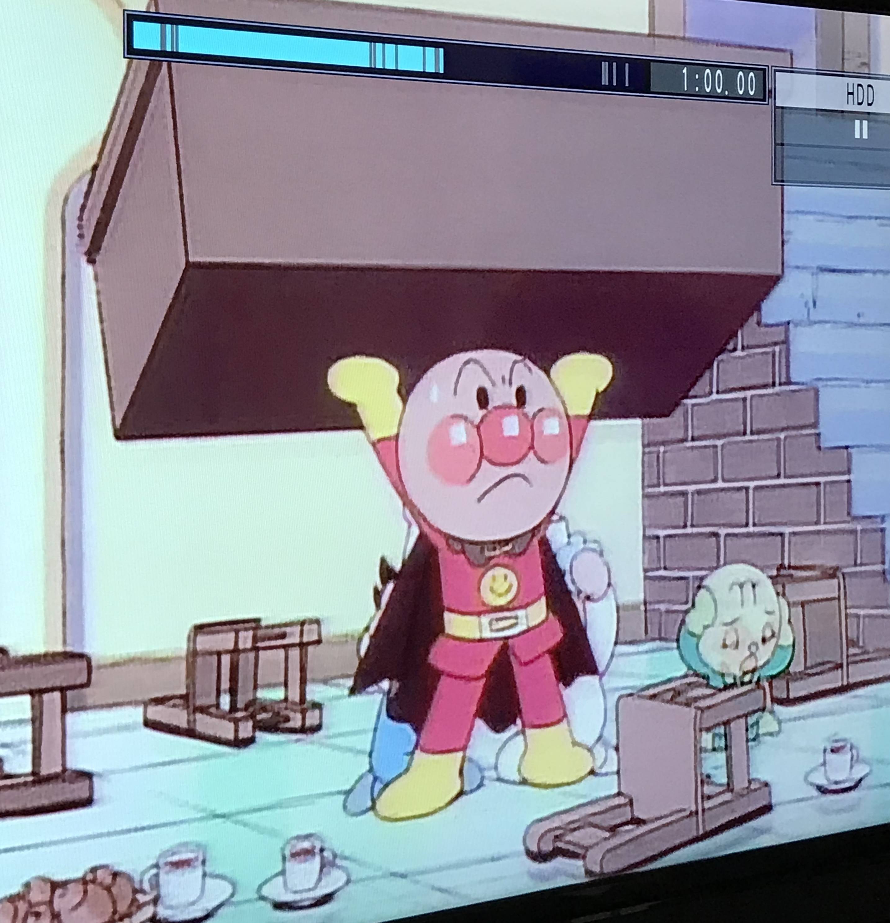 アンパンマン 地震だ 皆早く机の下に 阪神タイガース猛虎魂アンテナ