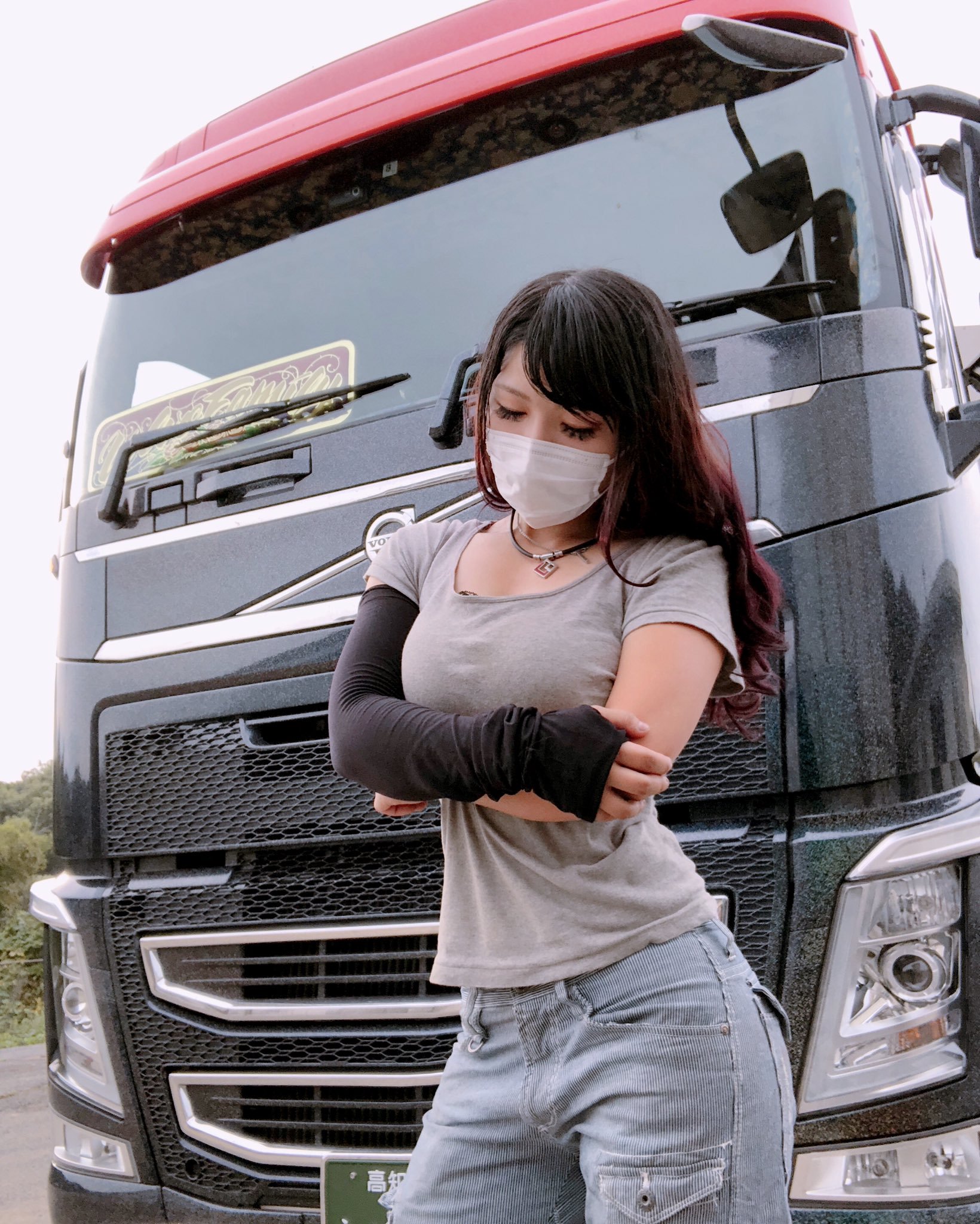 画像 トラック運転手 可愛いすぎるｗｗｗｗｗｗｗｗｗｗｗｗｗ 阪神タイガース猛虎魂アンテナ