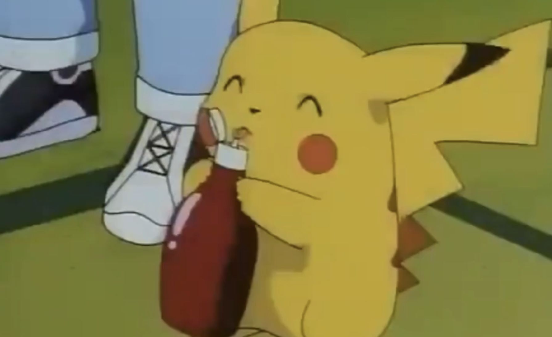 悲報 ピカチュウさん ケチャップのキャップを舐めてしまう なんjなんでもあり部