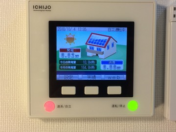 ⑨自立運転扇風機弱