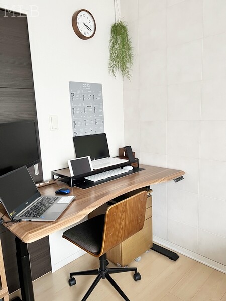 フレキシスポット用デスク天板　カーブ型　140cm×70cm フレキシスポット用デスク天板カーブ型140cm×70cm