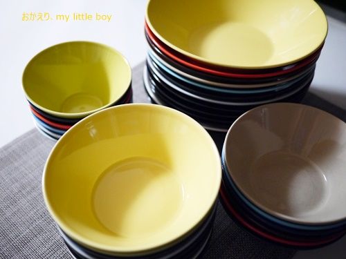 廃盤色　 Teema イエローボウル 4枚セット　21㎝ 廃盤色 iittala Teema イエローボウル 4枚セット 21㎝
