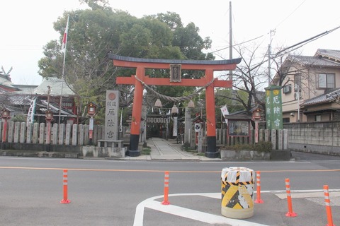 我堂八幡宮の鳥居