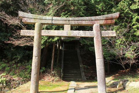 地祇神社鳥居