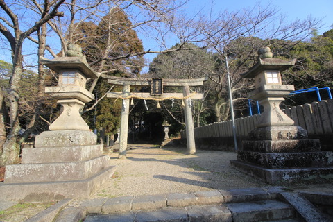 登弥神社の鳥居