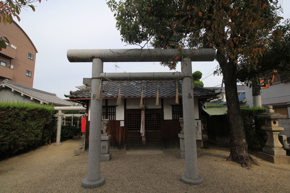 白鳥神社の参道 高屋神社 羽曳野市 古市 エナガ先生の講義メモ