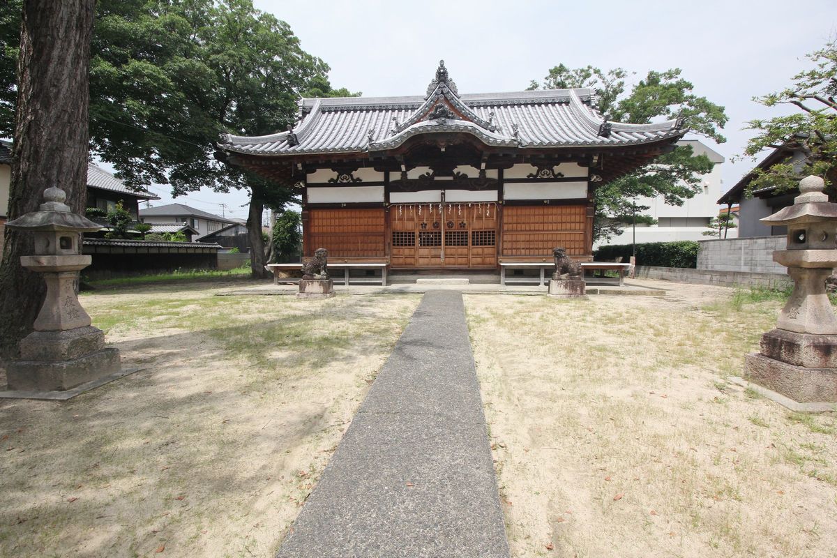 エナガ先生の講義メモ : 恩智神社の参道⑩刑部御剱神社(八尾市・刑部)