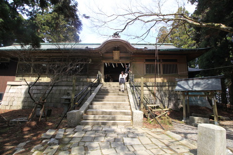 愛宕山拝殿