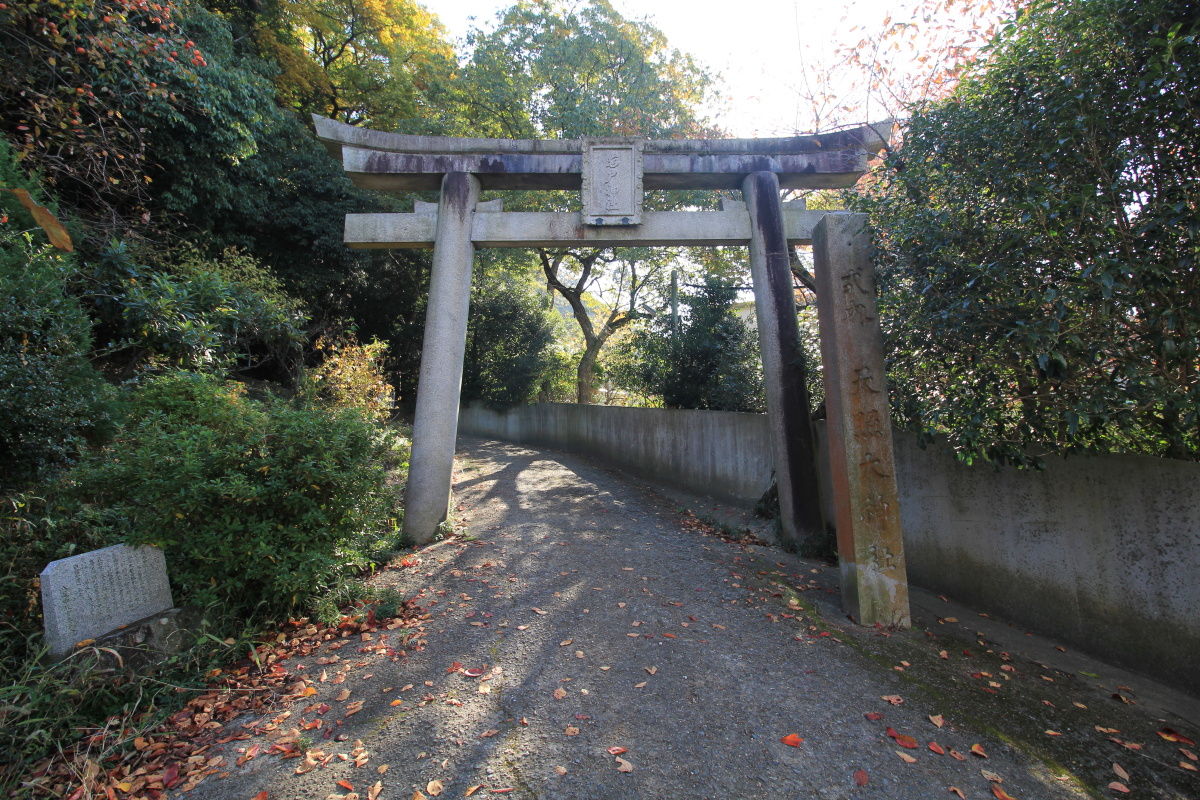恩智神社の参道 岩戸神社 八尾市 教興寺 エナガ先生の講義メモ