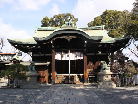 生根神社1拝殿