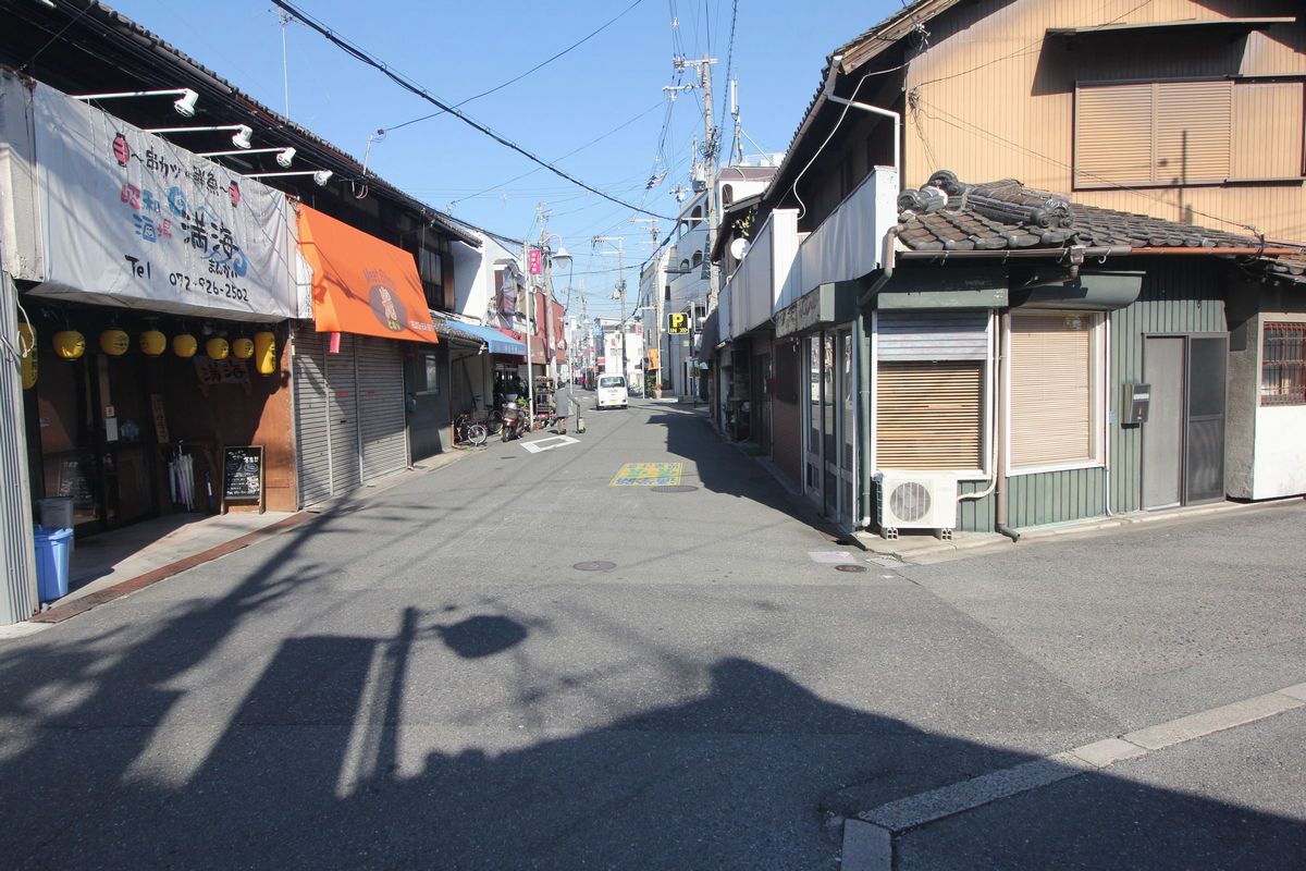大津神社の参道 恵我ノ荘駅ぶらり 羽曳野市 島泉 エナガ先生の講義メモ