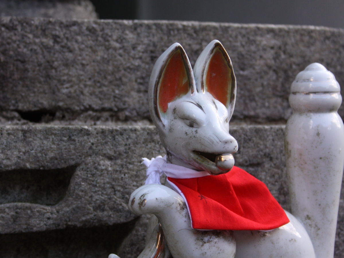 白狐様　専㉕ 白狐像 ハンドメイド・手芸 白狐様 専㉕