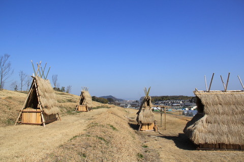 於美阿志神社から畝傍山