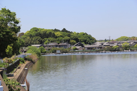 平城天皇陵(水上池より)