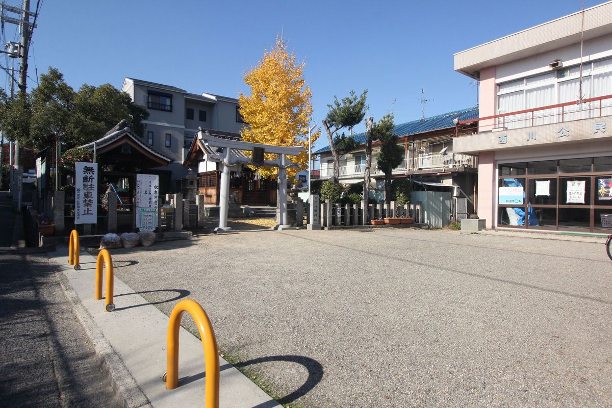 大津神社の参道 恵我ノ荘駅ぶらり 羽曳野市 島泉 エナガ先生の講義メモ
