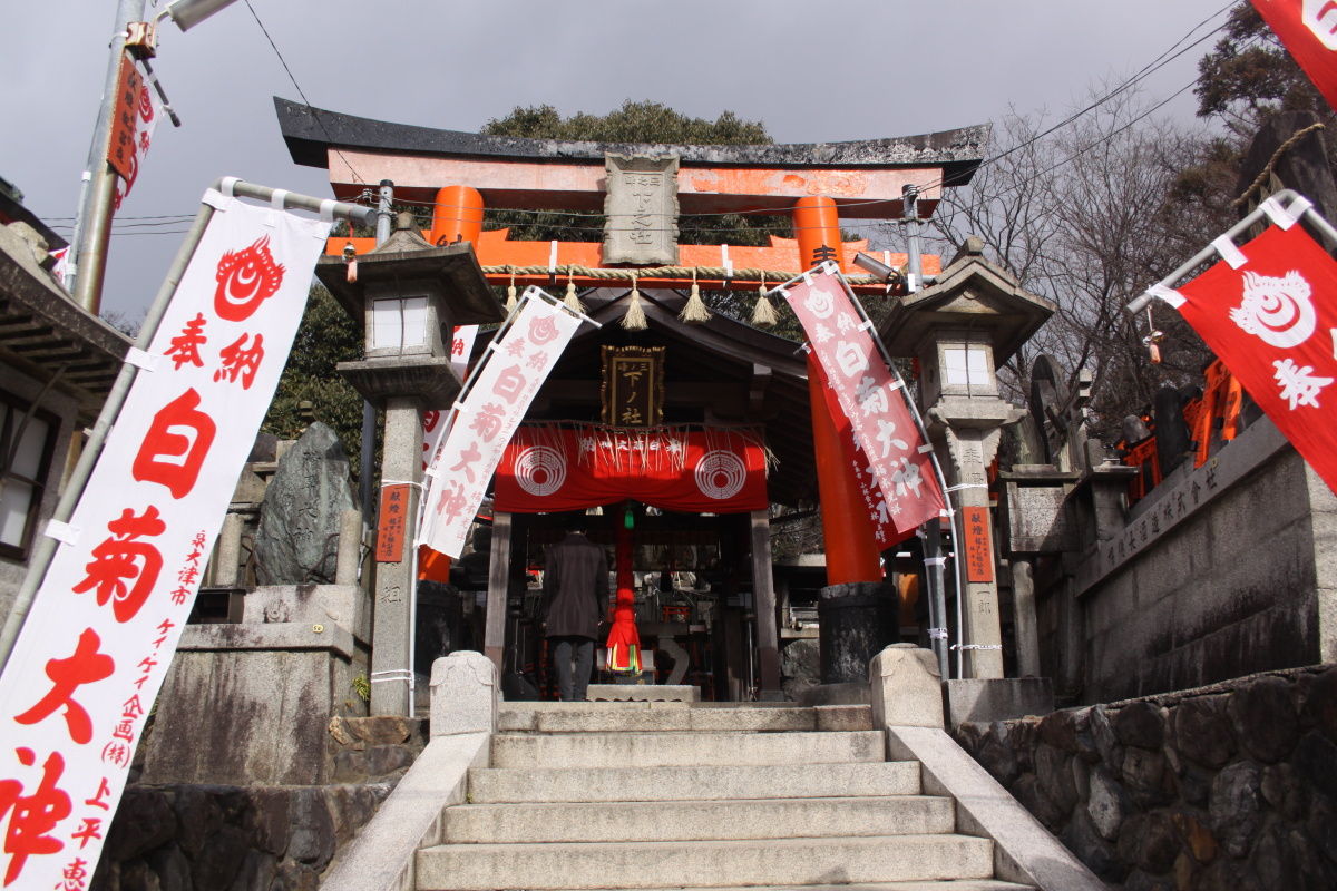 稲荷山の神々２ 山上 三ノ峯 下社神蹟 伏見区 深草 エナガ先生の講義メモ