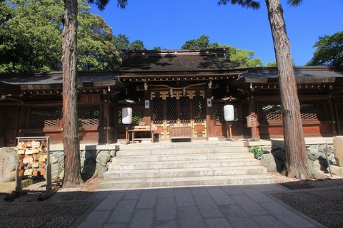 伊太祁曽神社の本殿拝所