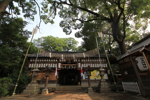羽束師神社の拝殿