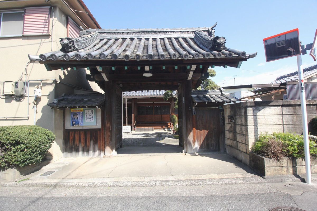 陶荒田神社の参道 日置荘溜池巡り2 堺市 東区 日置荘 エナガ先生の講義メモ
