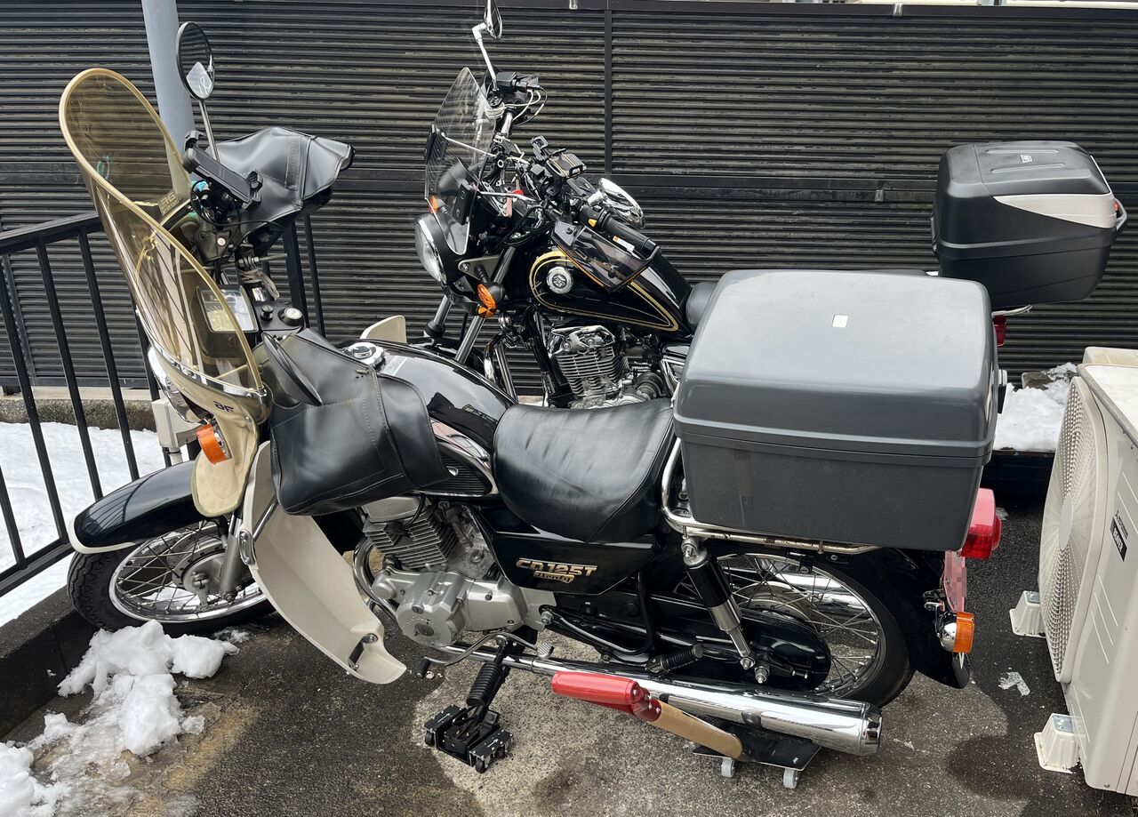 バイクリフター(バイクムーバー)もどきを作ってみた : Far away with