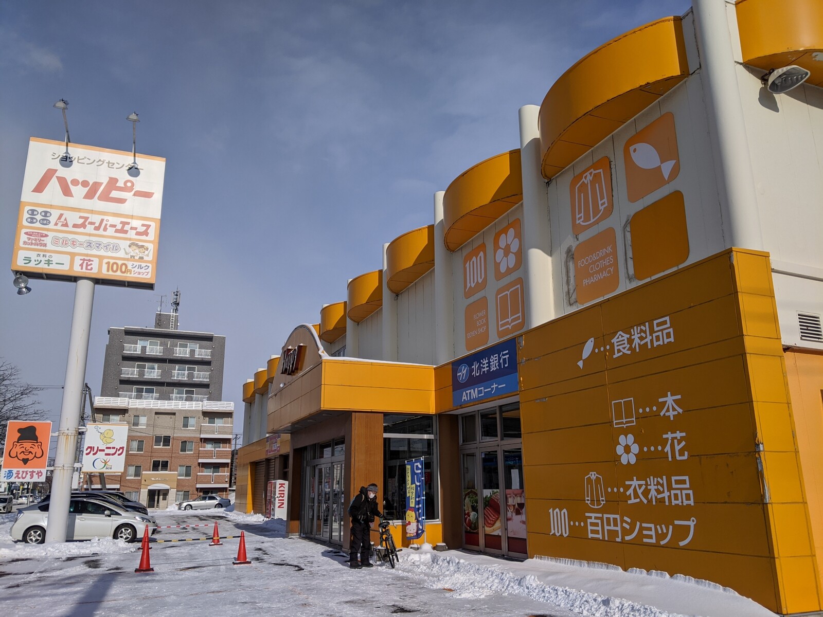 ショッピングセンターハッピー スーパーエース北30条店 ラッキー衣料館北30条店 まるせん北30条店 訪問記