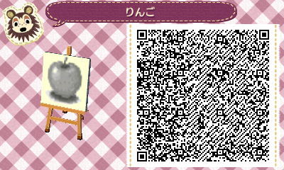 マイデザイン りんごのデッサン どうぶつの森 マイデザイン工房ソレイユ