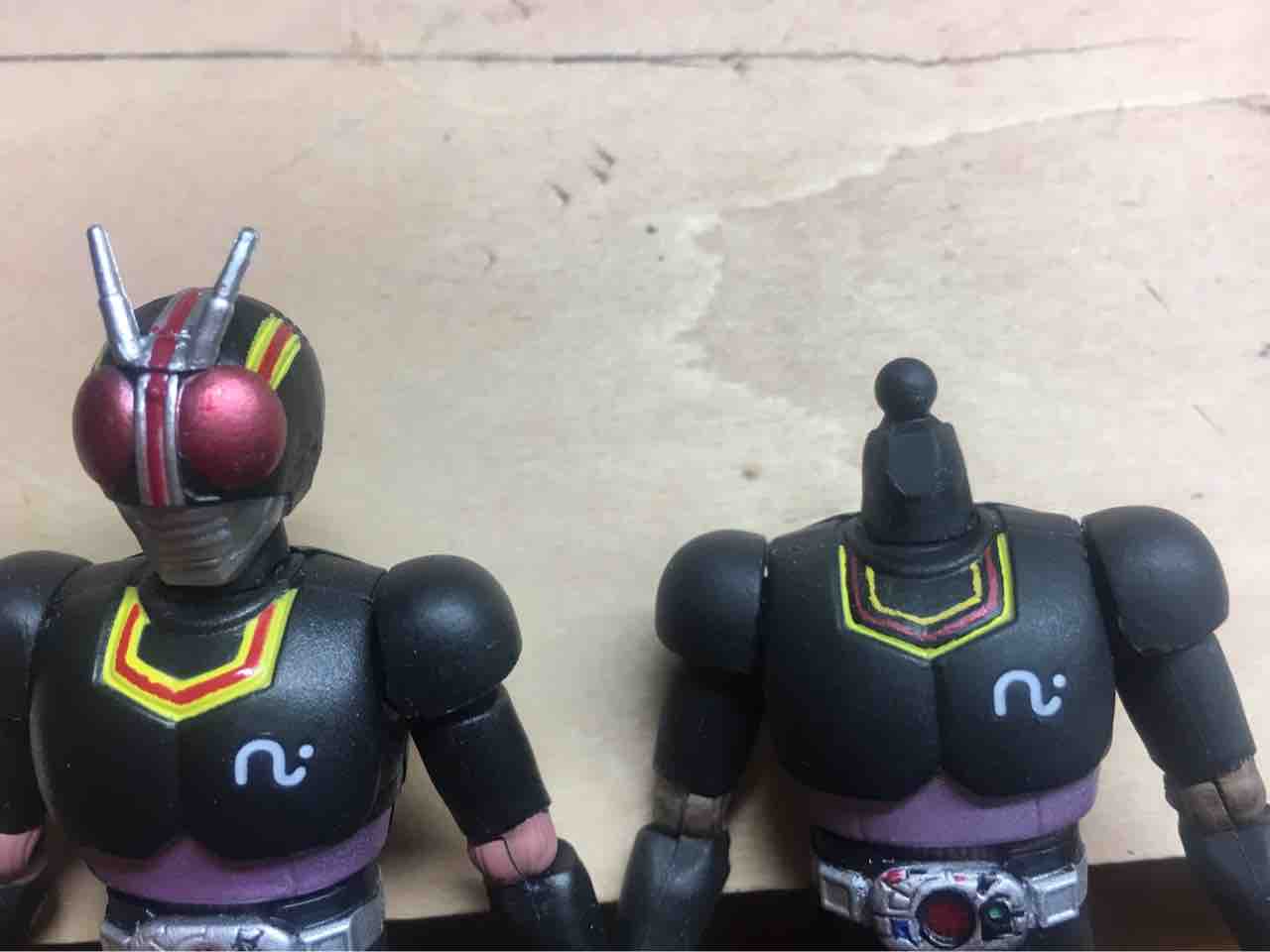 Shodo 仮面ライダーブラック プチ改造 たぬき工房 Shodo 仮面ライダーブラック プチ改造 たぬき工房