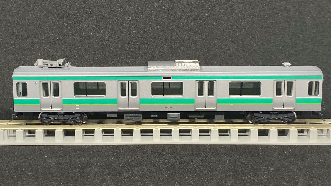 TOMIX E231系 マト118編成 : 停止位置御膳